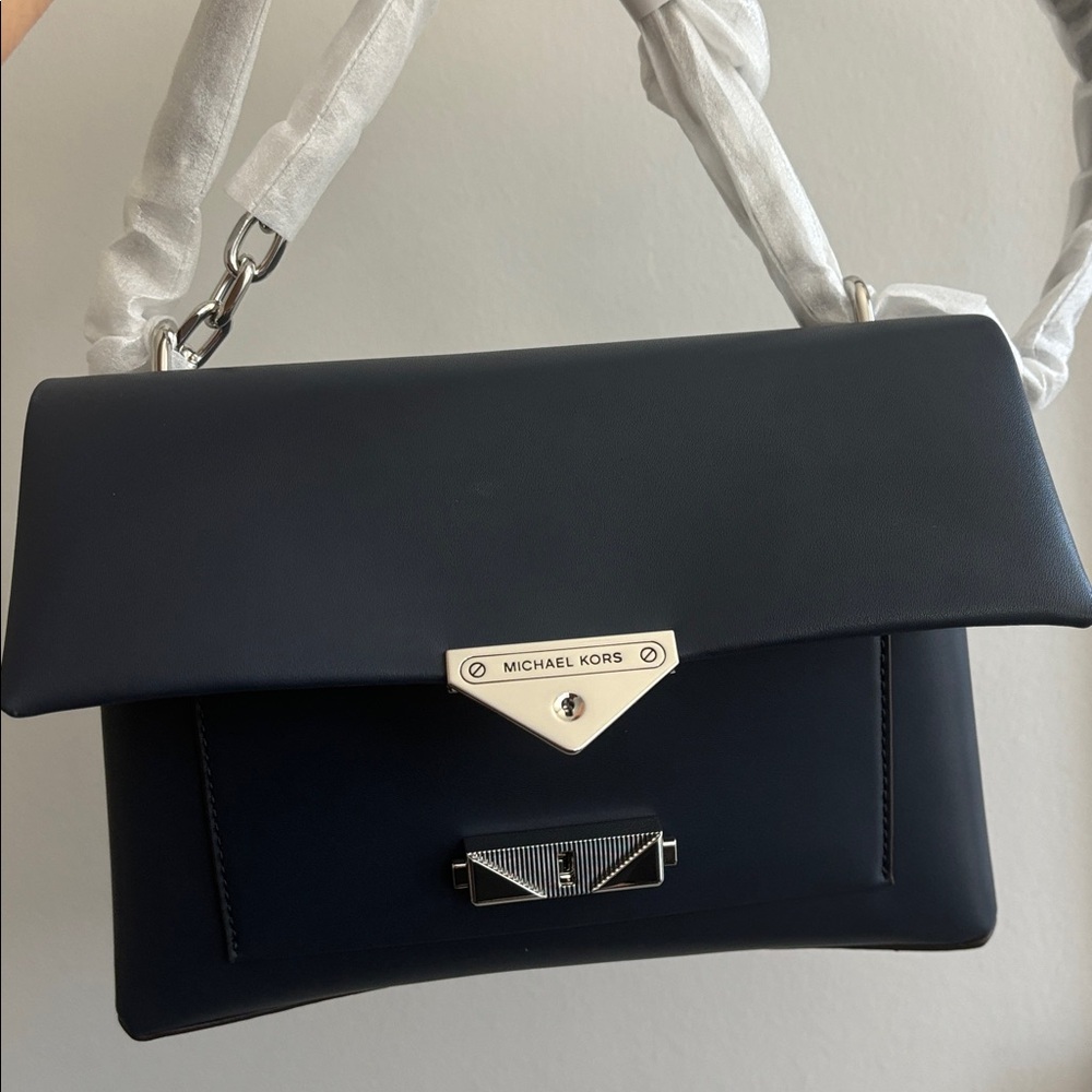 Michael Kors Navy blue Crossbody Bag or shoulder bag